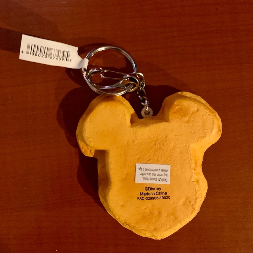 Disney Mickey Mouse Yellow Keychain - Picture 2 of 2